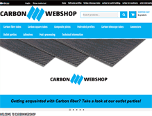 Tablet Screenshot of carbonwebshop.com
